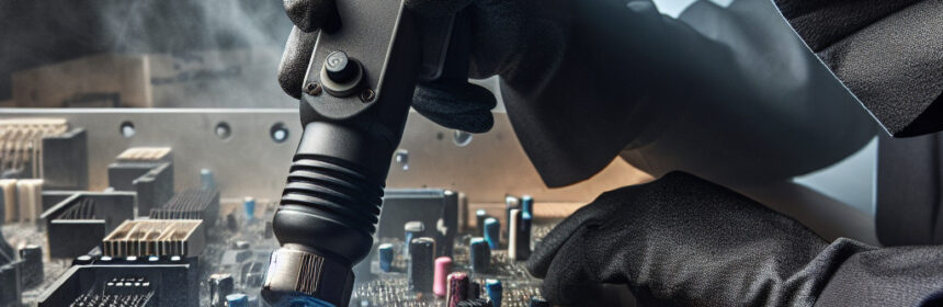 Laser cleaning for removing contaminants from electronic components