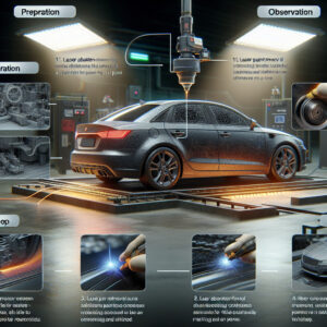 Welche Rolle spielt die Laserentfernung von Lackschichten in der Automobilindustrie bei der Entfernung von Teerflecken?