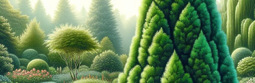 Thuja smaragd in der Architektur: Einsatzmöglichkeiten und Designideen.